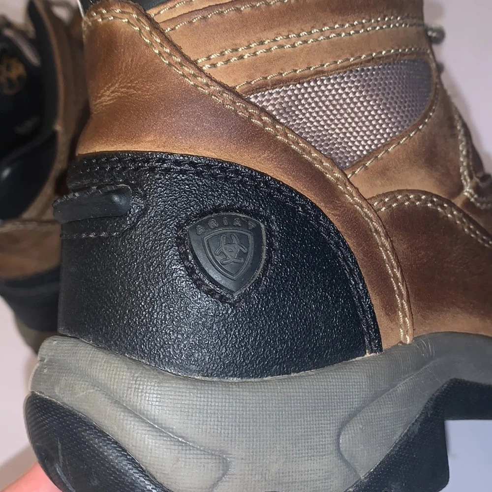 Ariat High Top Lace Up Hiking Boots Ankle Work Men’s Size 6 Brown Leather
